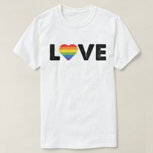 Pride Liefde is Liefde Hbt Gelijkheid Regenboog LG T-shirt