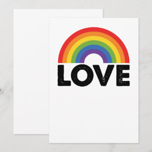 Pride Liefde is Liefde Hbt Regenboog LGBTQ  Kaart