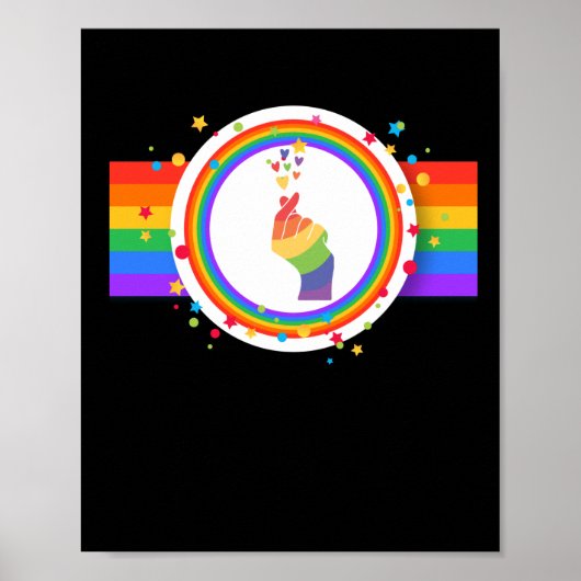 Pride liefde - LGBT. Queer. Poster (Voorkant)