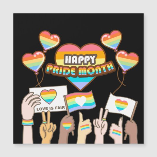 Pride liefde. Liefde is eerlijk. Pride maand. (Voorkant)