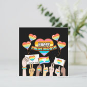 Pride liefde. Liefde is eerlijk. Pride maand.  (Staand voorkant)