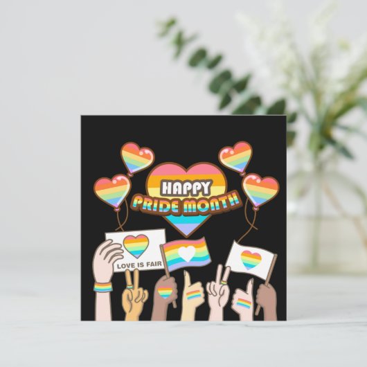 Pride liefde. Liefde is eerlijk. Pride maand. (Staand voorkant)