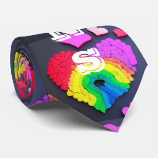 Pride Liefde Wint Multicolor Liefde Hart Stropdas