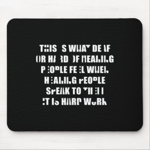 Pride Listen is hard werken handgebarentaal Muismat