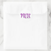 Pride Logo Ronde Sticker (Tas)