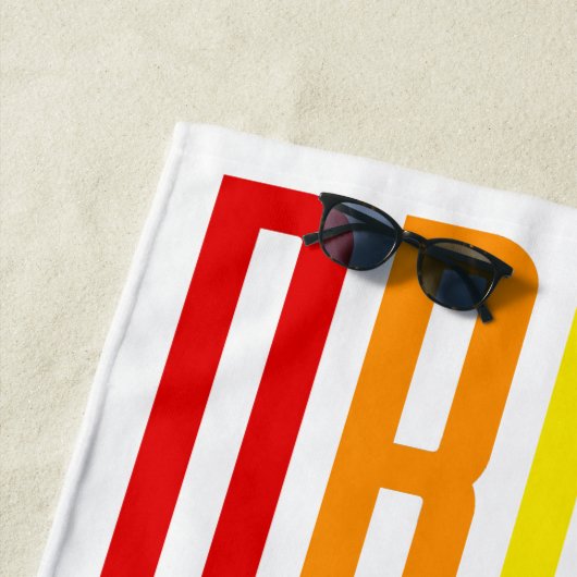 Pride Love is Love Lesbian Couple Sign LGBT Strandlaken (In situ)