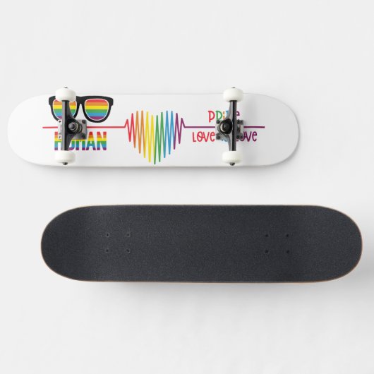Pride Love is Love Persoonlijk Skateboard (Horizontaal)