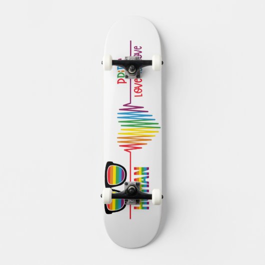 Pride Love is Love Persoonlijk Skateboard (Voorkant)