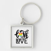 Pride Love is Love Sleutelhanger (Voorkant)