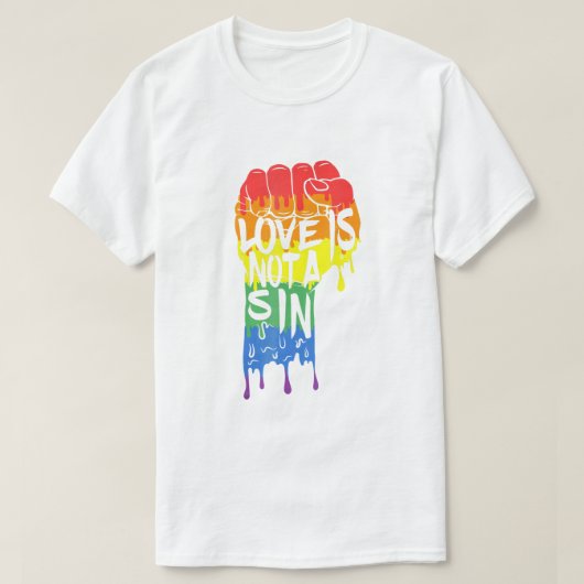 Pride Love is niet zomaar een T-shirt (Design voorkant)