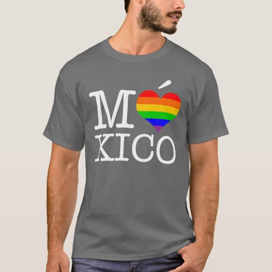 Pride Love Mexico T-shirt (Voorkant)