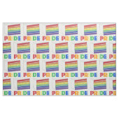 PRIDE Love Rainbow Layer Weddencake Slice LGBTQ Stof (Fat Quarter)