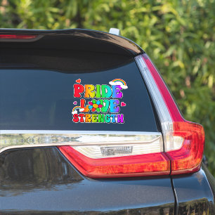 Pride Love Sterke Rainbow Sticker