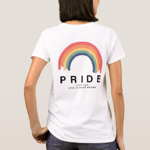Pride Love Wins Colorful Rainbow LGBTQ T-shirt