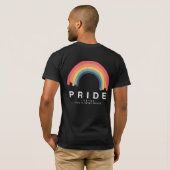 Pride Love Wins Colorful Rainbow LGBTQ T-shirt (Achterkant volledig)