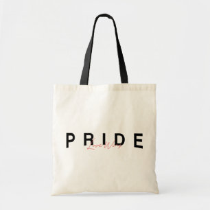 Pride Love Wins Colorful Rainbow LGBTQ Tote Bag