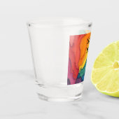 Pride love y'all regenboog ontwerp shot glas (Links)