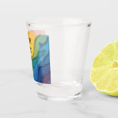 Pride love y'all regenboog ontwerp shot glas (Rechts)