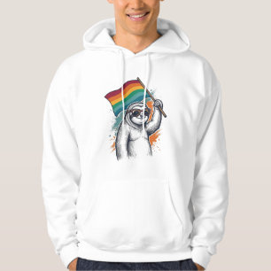 Pride Luiaard Vintage Gravure T-Shirt Ontwerp_1
