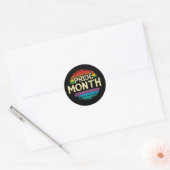 PRIDE MAAND 2024, lgbtq, logo Ronde Sticker (Envelop)