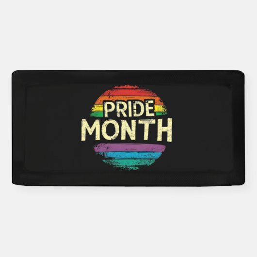 PRIDE MAAND 2024, lgbtq, logo Spandoek (Horizontaal)
