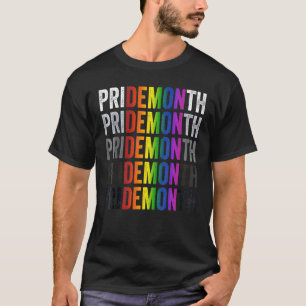 Pride Maand Demon LGBT Gay Pride Maand Transgender T-shirt