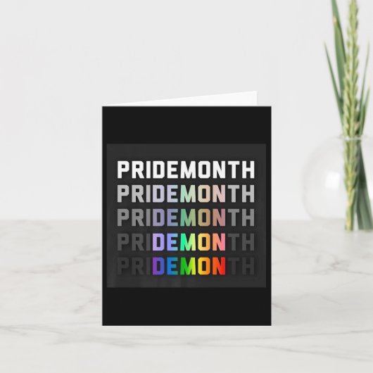Pride Maand Demon Premium _1 Kaart (Voorkant)