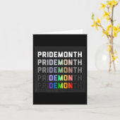 Pride Maand Demon Premium _1 Kaart (Gele Bloem)