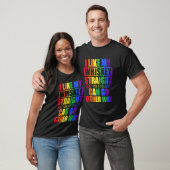 Pride Maand ik hou van Whiskey recht mijn vrienden T-shirt (Unisex)
