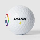 Pride maand LGBT met regenboog gelukkige trots Golfballen (Logo)