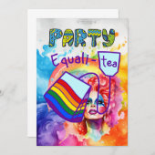 Pride maand LGBT met regenboog Kaart (Voorkant / Achterkant)