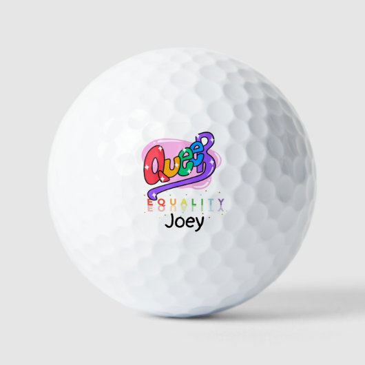 Pride maand LGBT Queer Gelijkheid Golfballen (Voorkant)