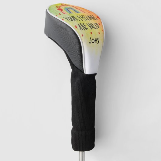 Pride maand LGBT Queer je gevoelens gelden Golfheadcover (Schuin)
