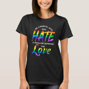 Pride Maand LGBTQ Regenboog Vlag Queer Mensenrecht T-shirt
