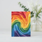 Pride maand patroon briefkaart (Staand voorkant)