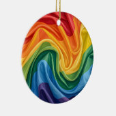 Pride maand patroon keramisch ornament (Rechts)