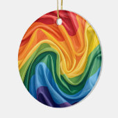 Pride maand patroon keramisch ornament (Links)