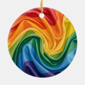 Pride maand patroon keramisch ornament (Achterkant)