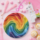 Pride maand patroon papieren bordje (Feest)