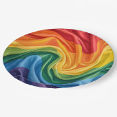 Pride maand patroon papieren bordje (Gekanteld)