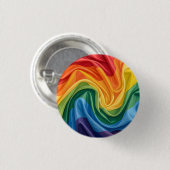 Pride maand patroon ronde button 3,2 cm (Voorkant /achterkant)