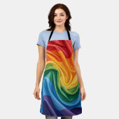 Pride maand patroon schort (Gedragen)
