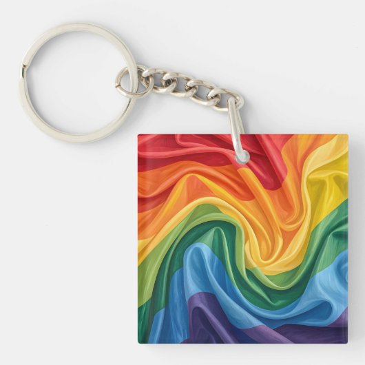 Pride maand patroon sleutelhanger (voorkant)