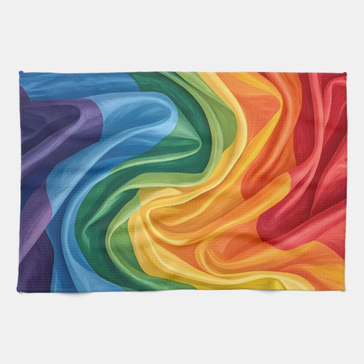 Pride maand patroon theedoek (Horizontaal)