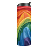 Pride maand patroon thermosbeker (Gedraaid links)