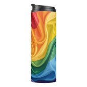 Pride maand patroon thermosbeker (Geroteerd rechts)