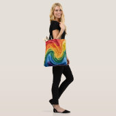 Pride maand patroon tote bag (Op model)