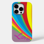 Pride Maand - Rainbow Love Case-Mate iPhone Case (Achterkant)