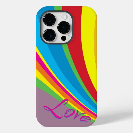 Pride Maand - Rainbow Love Case-Mate iPhone Case (Achterkant)