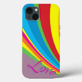 Pride Maand - Rainbow Love Case-Mate iPhone Case (Achterkant)